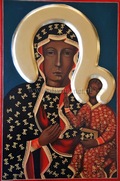 Muttergottes Czestochowska (Schwarze Madonna von Tschenstochau)